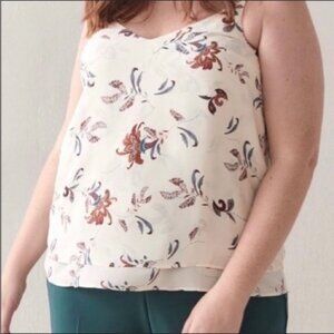 Women’s Addition Elle Silky Sheer Layered Crepe Top XXL